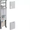 Hager ZH33Q7NT universZ täydellinen mittarikenttä 1050x250mm 3-vaiheinen 1 mittaripaikka 10mm² erotustoiminnolla