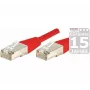 EXERTIS CONNECT Cat.5e F/UTP verkkokaapeli, punainen, 2,0 m, Slim Snagless Boot 847143