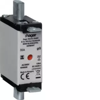 Hager NH-sulakevaippa LNH0035MK NH000 gG 500V 35A eristys kahvalla