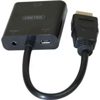 Exertis Connect 051248 VGA-HDMI-adapterikaapeli 0,15 m musta
