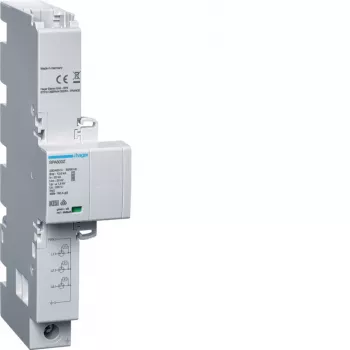 Hager SPA800Z yhdistelmäylijännitesuoja Type 1+2+3, 3-napainen, 12,5kA Iimp, TNC, 230/400V AC