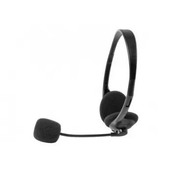 Exertis Connect On-Ear johdollinen kuulokemikrofoni sankamikrofonilla - musta 059222