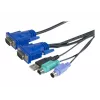 EXERTIS CONNECT KVM Combo -kaapeli USB, PS/2, 1,8m (66302)