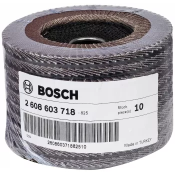 Bosch X431 vakiokuitulaikkahiomalaikka metallille, suora, 125 mm, karkeus 80, lasikuitualusta 2608603718