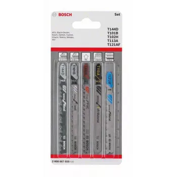 Bosch Accessories 2608667856 pistosahanteräsarja Allrounder, 5-osainen