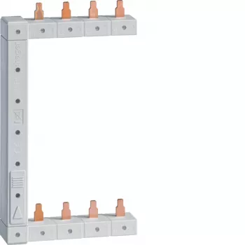 HAGER KCF663S pystysuora vaihekisko, 3-napainen, 63 A, 400 V, 10 mm², vasen/oikea