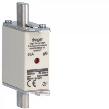 HAGER LNH00050M6 NH-sulake, NH00, gG, 690V, 50A