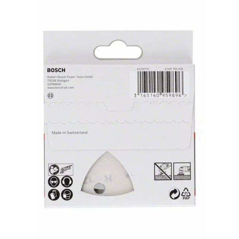 Bosch 2608621688 delta-hiomapaperi karkeus 180, 93 mm, 5 kpl