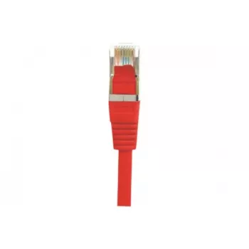 EXERTIS CONNECT Cat.5e F/UTP verkkokaapeli, RJ45, punainen, 3,0 m, Slim Snagless Boot 847033