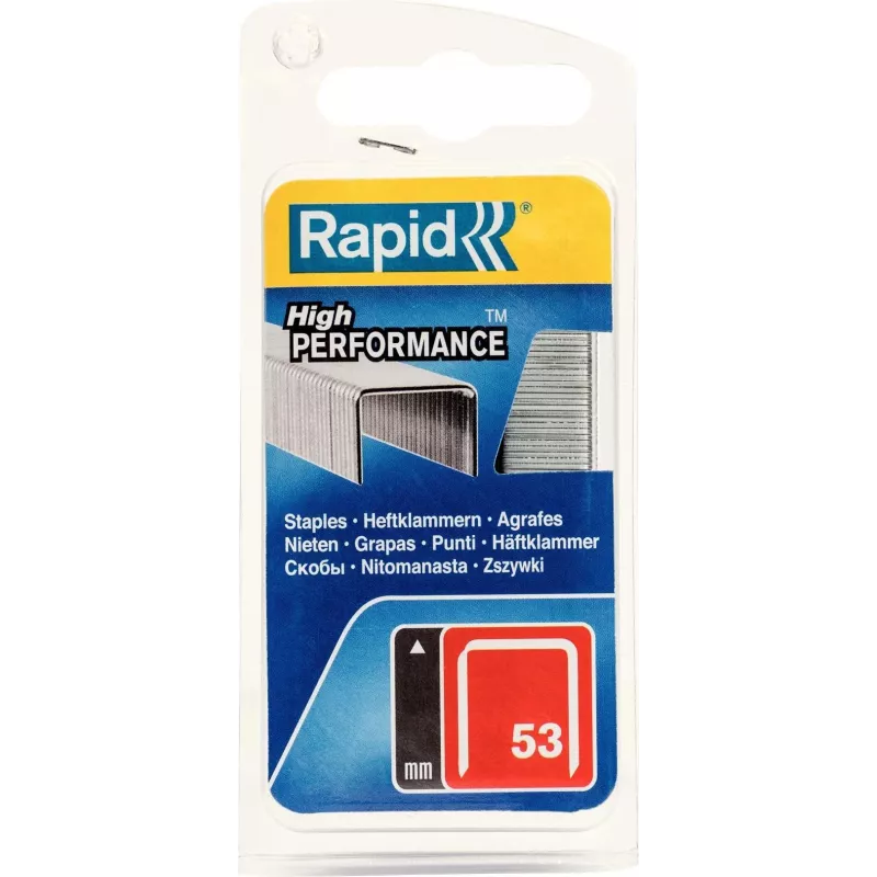 RAPID TOOLS tyyppi 53 hienolankaniitit 6 mm sinkitty teräs, 1250 kpl:n pakkaus 40109502
