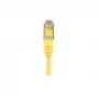EXERTIS CONNECT Cat.5e F/UTP verkkokaapeli, keltainen, 0,5 m, Slim Bend Protection 847161