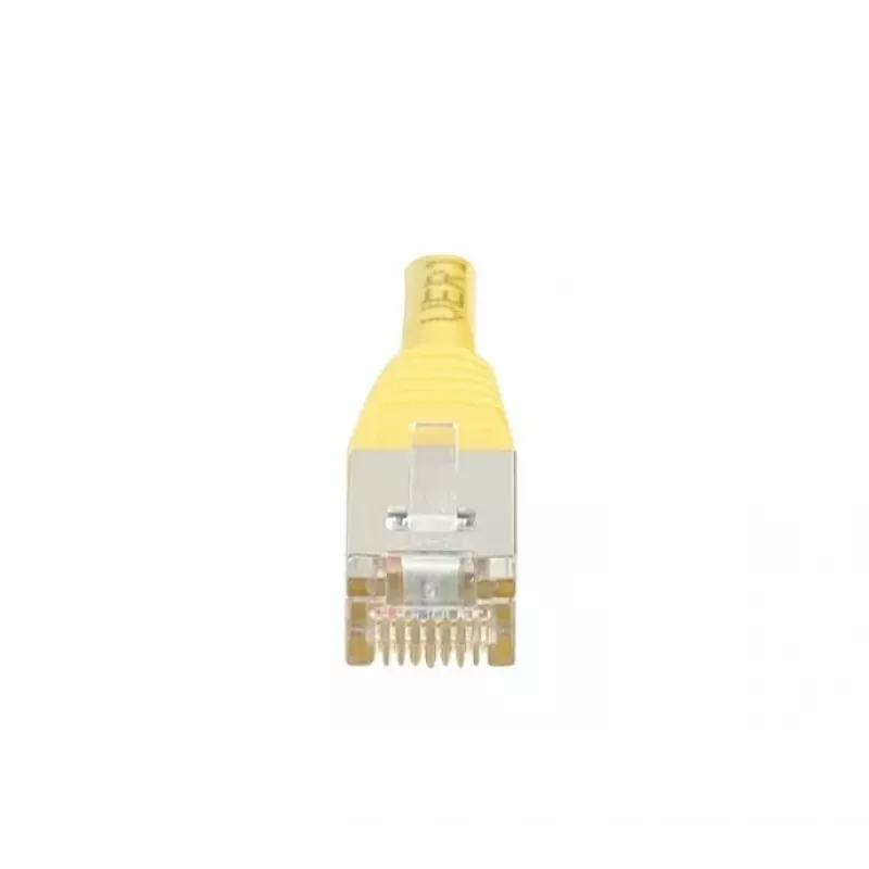 EXERTIS CONNECT Cat.5e F/UTP verkkokaapeli, keltainen, 0,5 m, Slim Bend Protection 847161