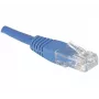 EXERTIS CONNECT Cat.6 U/UTP verkkokaapeli, 0,5 m, sininen, Snagless 246700