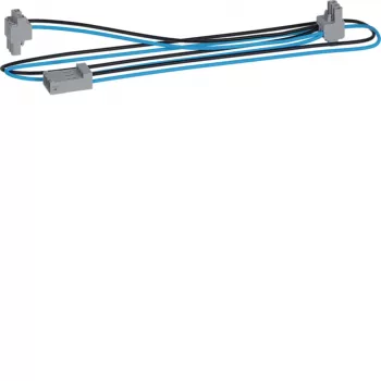 HAGER KU9S80YE KNX Y-kaapeli, musta/sininen, 1 pistoke 2 liittimeen, 0,8 m