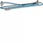 HAGER KU9S80YE KNX Y-kaapeli, musta/sininen, 1 pistoke 2 liittimeen, 0,8 m