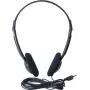 Exertis Connect On-Ear-kuulokemikrofoni, 3,5 mm liitin, musta (059204)
