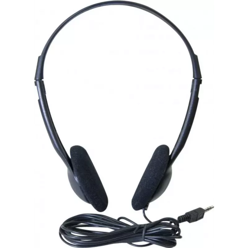 Exertis Connect On-Ear-kuulokemikrofoni, 3,5 mm liitin, musta (059204)