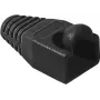 EXERTIS CONNECT RJ45 taittumissuoja pyöreälle kaapelille, musta, 10 kpl:n pakkaus 253166