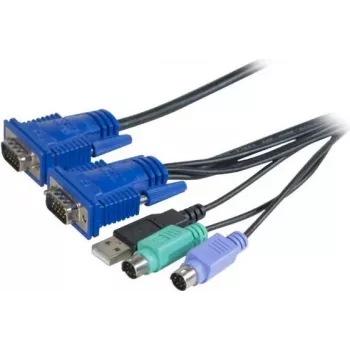 EXERTIS CONNECT KVM Combo kaapeli USB, PS/2, 5,0 m (066305)