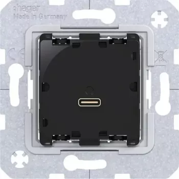 HAGER WAS4154 USB-C Power Delivery latausmoduuli 65W
