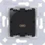 HAGER WAS4154 USB-C Power Delivery latausmoduuli 65W