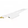 EXERTIS CONNECT Mini DisplayPort 1.1 -HDMI-muunnin USB-äänellä, DP-uros + USB-uros HDMI-naaras, musta 127406