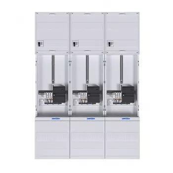 HAGER täydellinen mittarikaappi 3-piste universaali Hessen 1050mm 3-kenttä ZL34C4N