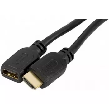 EXERTIS CONNECT High Speed HDMI -jatkokaapeli, kullattu, HDMI tyyppi A -uros -naaras, 1,0 m 128395