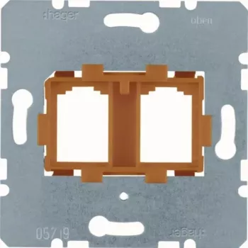 HAGER WDF4716P tukilevy oranssi Modular Jack -asennus (WDF4716P)