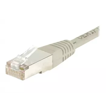 EXERTIS CONNECT Cat5e F/UTP patchkaapeli, RJ45, harmaa, 10 m 847101