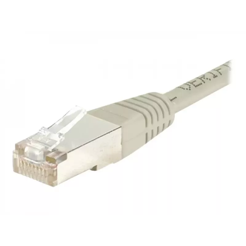 EXERTIS CONNECT Cat5e F/UTP patchkaapeli, RJ45, harmaa, 10 m 847101