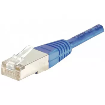 EXERTIS CONNECT Cat6 F/UTP patchkaapeli, sininen, 0,5 m, ohut snagless boot 842054