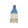 EXERTIS CONNECT Cat6 F/UTP patchkaapeli, sininen, 0,5 m, ohut snagless boot 842054