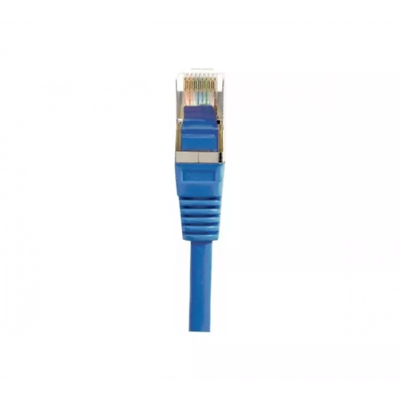 EXERTIS CONNECT Cat6 F/UTP patchkaapeli, sininen, 0,5 m, ohut snagless boot 842054