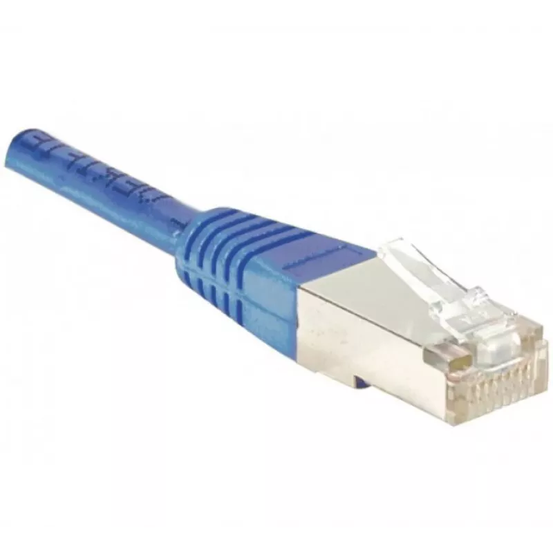 Exertis Connect 842104 Cat.6 F/UTP -patch-kaapeli, 1 m, sininen, Slim Bend Protection