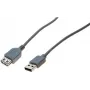 EXERTIS CONNECT USB 2.0 jatkokaapeli, USB-A uros - USB-A naaras, 2,0 m, musta 532508