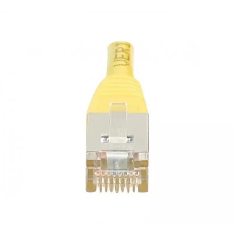 EXERTIS CONNECT Cat.6 F/UTP patchkaapeli, 1 m, keltainen, ohut snagless boot 842101