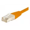 EXERTIS CONNECT Cat6 F/UTP patchkaapeli, oranssi, 3,0 m, ohut snagless boot 234130