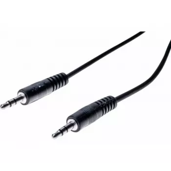EXERTIS CONNECT 5m 3,5mm stereoäänikaapeli uros-uros, musta 108567