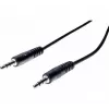 EXERTIS CONNECT 5m 3,5mm stereoäänikaapeli uros-uros, musta 108567