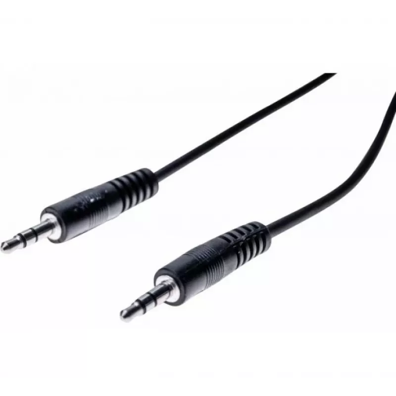 EXERTIS CONNECT 5m 3,5mm stereoäänikaapeli uros-uros, musta 108567