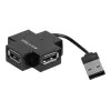 Exertis Connect 021111 USB 2.0 -keskitin – 4 porttia, musta