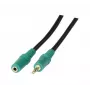 EXERTIS CONNECT 3,5 mm stereoäänen jatkokaapeli uros/naaras 3,0 m musta 108865