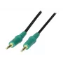 TECLINE audiokaapeli, 3,5 mm stereo plugi–plugi, 5,0 m, musta 108897