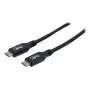Exertis Connect USB4 USB-C–USB-C-kaapeli 80 cm 8K 100W musta 532600