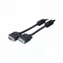 EXERTIS CONNECT SVGA-näyttökaapeli, 15-napainen HD D-Sub plugi–pistorasia, 2,0 m, musta 119800