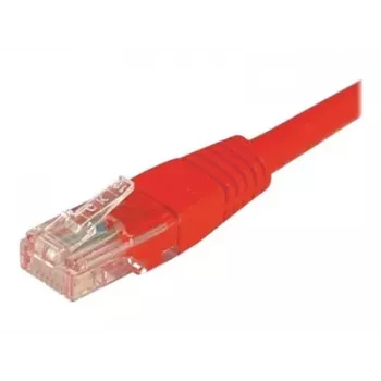 EXERTIS CONNECT Cat.6 U/UTP verkkokaapeli, punainen, 3,0 m, RJ45, lukituskielekkeen suojaus 243730