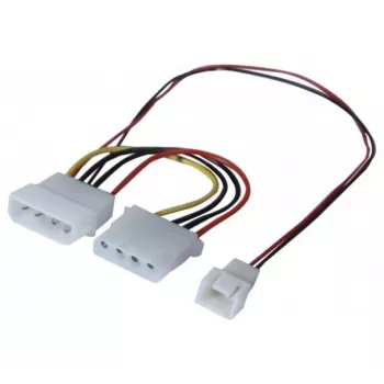 EXERTIS CONNECT Molex – 3-pin tuuletinliitin virtasovitinkaapeli 15 cm (EXC146851)
