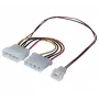 EXERTIS CONNECT Molex – 3-pin tuuletinliitin virtasovitinkaapeli 15 cm (EXC146851)