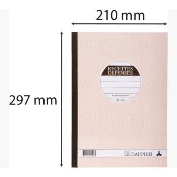 Le Dauphin Manifold Recettes-Dépenses, 297 x 210 mm, dupli (1502D) – 1 lehtiö